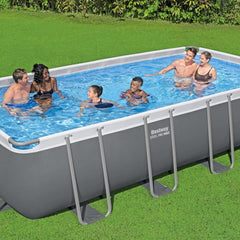 Steel Pro MAX 18' x 9' x 48"/5.49m x 2.74m x 1.22m Rectangular Pool Set